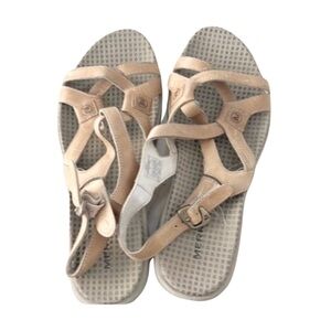 MERRELL Terrain Ari Lattice Support Sandals in Tan